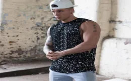 قطع قطنية جديدة مقطوعة من أكمام Tirts كمال الأجسام Stringer Tank Top Men Fitness Mens Singlet Wybout Gym Salting Vest C269847