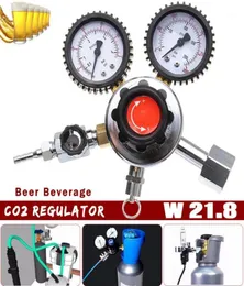 Zeast 1pcs Dualgaugeco2regulatorbeerbeverageCompressor Ev Demleme Gaz Bar Aksesuarları Bira Karbon Dioksit Redüktör1494136