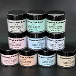 Sıvılar 10 PCS/SET Akrilik Toz Daldırma Tozu Çıplak Yayımsal Heykel Toz Pigment Polimer İpuçları Professasyonel Tırnak Sanatı Akrilik