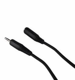 500pcslot Headphone Extension Cable 35mm Jack Male to Female AUX Cable MF Audio Stereo Extender Cord Earphone 35 mm4571887