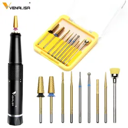 Gel venalisa professionell nagelborr multifunktion borr bitar canni mjuk hand vila för nagel kudde nagel manikyr nagel gelpolsk kit