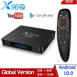 Box X96Q Pro Android 10 Smart TV Box Android 10.0 Allwinner H313 TVBox 미디어 플레이어 쿼드 코어 2.4G WiFi YouTube Set Top Box