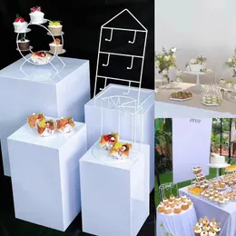 FESTIDOS DE PARTEM 9pcs 100 dias de aniversário de bebê Props Buffets Candy Buffets Mesa de casamento alimentos exibem suporte de cupcake de biscoitos rack