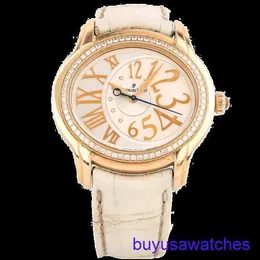 AP Sports Army Watch Millennium Serie Automatic Machinery Women's 18K Rose Gold Diamond Luxury Watch Leisure Business Swiss Watch 77301or.zz.d015cr.01
