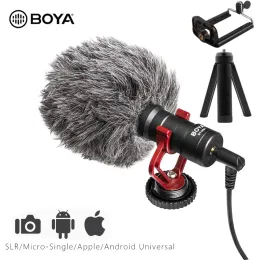 Microphones BYMM1 Video Microphone, Bullet Gun Microphone For Universal iPhone/Android smartphones, Canon/Nikon SLR Cameras and Camcorders