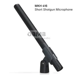 Микрофоны MKH416 MKEP48U3 Короткий дробовик направленный студийный микрофон для микрофона MKH416 Микрофон для фильма телевизионного телевидения на открытом воздухе трансляция