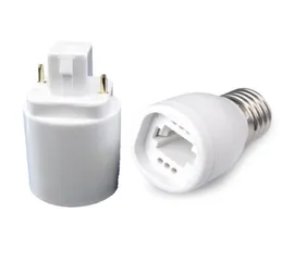 PBT G24Q G24 para E27 Lâmpada Lâmpada Conversor para LED Halogen CFL Lâmpada Adaptador de lâmpada E27G243006619
