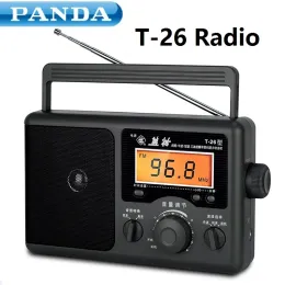 Radio Panda T26 라디오 모든 밴드 데스크탑 FM 휴대용 Old Man Type Semiconductor