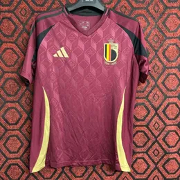 Kort ärm 2425 New Belgian Home and Away Thai Version Jersey Match Sports Football Team Kit Cup