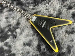 Chinesische E -Gitarre Neue Stil Fliege V Chrome Hardware Mahagoni Körper und Nacken 6 Saiten