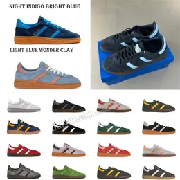 Handball Spezial Casual Shoes Men Women Designer Navy Scarlet Aluminum Core Black womens mens Scarlet Gum Clear Pink Arctic Night Light Black shoe Sneakers with box