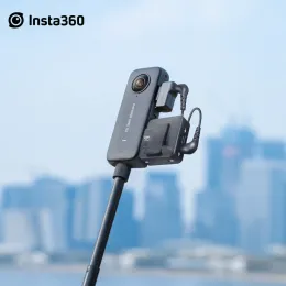 カメラInsta360 1つのx2マイクアダプターサポートキャプチャ高品質オーディオ3.5mmマイクアクションカメラアクセサリー