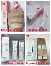 Top Face Makeup Fundação Matte Primer 3 Cores 48ml Creme de rosto Porkeless 28g Eye Shadow Primer3722916