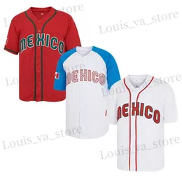Men's T-Shirts Baseball Jersey Sewing Embroidery 34 Mexico 7 URIAS 56 AROZARENA Jerseys Sports Outdoor Red White Blue Slve 2023 World WBC T240408