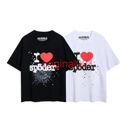 spider shirt mens designer t shirt sp5der5555 men designer clothes high quality spider tee shirt sp5der young thug men woman sp5der foam printed pure cotton tshirt hj