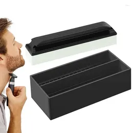 Storage Boxes Beard Cleaning And Holder Set Multi-functional Man's Bar For Bathroom Sink