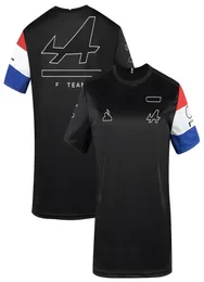 F1 Driver Tshirt 2022 Новая команда Uniform Men039s Shortsleaved Racing Suit Casual Cround Shece Thirt Plus Size может быть настроен 7049015