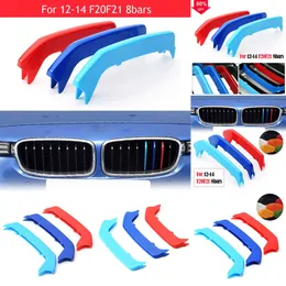 Nuove 3pcs M Power Car Racing Front Grille Strips Series 1 per il 2012 2013 2014 F20 F21 8 Performance