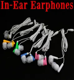 200pcs 35mm Jack Cell Phone Earphone In Ear Phone Earbuds for iPod iPad Mp3 Mp4 Samsung iPhone 6 color colorful Headphone as pict1541616