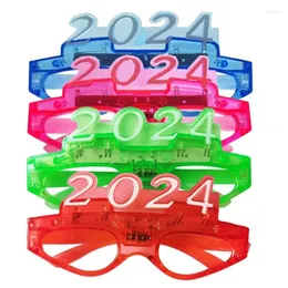 Sunglasses Frames M89E Modern LED Glasses Po Props Fun Party 2024 Light For Year