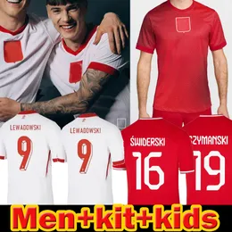 24/25 Polands Grosicki Szymanski Milik #7 Grosicki #11 Zieliński #20 KRYCHowiak #10 Piatek 2024 2025 Men Kit Kit Football Shirt