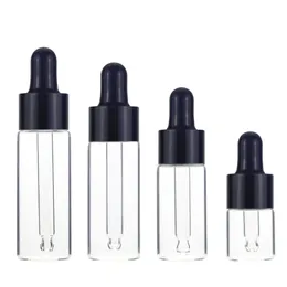 mini sample size dropper bottles for travel 1ml 2ml 5ml 3ml Essential Oil sample Vials mini dropping bottles Cosmetic Liquid Sample Perfume