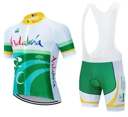 2021 New Team Andalucia Cycling Jersey 20d Bike Shorts Set Ropa Ciclismo Mens Mtb Summer Pro Bicycling Maillot Bottom Clothing8672359