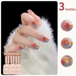 Gel 10 ml sommar populärt is transparent bar tre färg nagel gel 2023 ny tri färg set lack semi permanent exklusiv för naglar