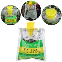 트랩 4/6/8pcs 교수형 플라이 트랩 파리 포수 가방 모기 파리 말벌 곤충 가방 킬러 파리 야외 정원 농장에 사용되는 함정