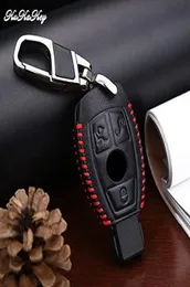 Red Line Car Key Case Cover For Mercedes W203 W210 W211 AMG C E CLS CLK CLA SLK Key Shell Fob car accessories5506585