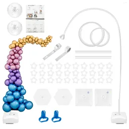 Party Decoration Balloon Column Stand Kit 5ft och 8.2ft återanvändbar posthållare Set gratis böjbåge för födelsedagsbröllop