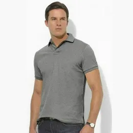 Bästsäljare Small Horse Embroidery Brand Polo Tees Shirt Men Kort ärm Casual Shirts Mans Solid Classic T -shirt Polo