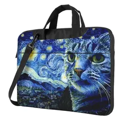 Custodia per maniche per buste per laptop Van Gogh Sky Sky Protective Notebook Casatto per gatto animale per aria 13 14 Print Computer 240408