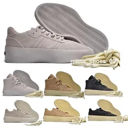 Fog High High Top Casual Scarpe uomini Donne Teatri Paura di God X Athletics 86 Hi Yellow Suede 2024 Sneakers da basket per esursioni da esterno Sneakers dimensione 5,5 - 12