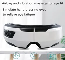 4D Electric Smart Eye Massager Bluetooth Music Vibration Musiced Massage для усталых глаз Темные круги Удаляйте уход за глазами 8392515