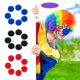 Decorazione per feste Behogar 25pcs Funny Sponge Clown Clown Noses per Halloween Compleanni Masquerade Carnivals Playground COSTUME PARTIE FORTIVE