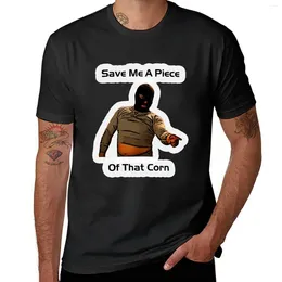 Herrtankstoppar Art Save Me A Piece Of That Corn Gifts Idea T-shirt vanligt anpassade T-skjortor Mens Graphic T-shirts Funny