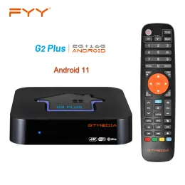 Kutu Android 11 TV Kutusu GTMedia G2 Plus 4K HD 2.4G WiFi 2GB RAM 16GB ROM Medya Oyuncu Brezilya İspanya için Ücretsiz Kargo