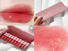 Nuovo labbro Glaze Glaze Velvet Matte Matte Air Lip Glaze Set Lip Gloss Lipstick Mantieni il rossetto liquido sexy sexy per labbra sexy 01921489587