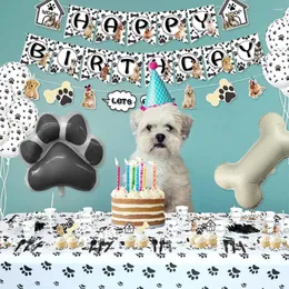الكلب الديكور للحفلات 10 9 "لوحة عشاء ديكورات الأليف تخرج/عيد ميلاد سعيد/لوازم الهالوين/عيد ميلاد سعيد/سنوات