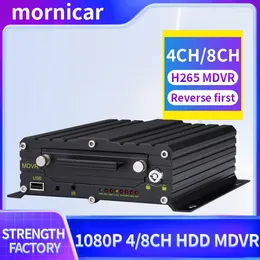 Taxi Bus DVR 4channel 8Channel 1080P 4CH Car H.265 MDVR School Van Surveillance Support D 4TB HDD