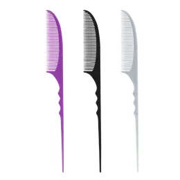 1PC Barber Anti-Static Hair Comb Hairstyling Rat Tail Hairbrush Moon Style Comb Salon Dyeing Haircutting Hairdressing Tools