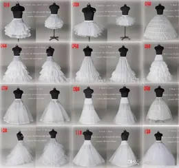 10 Style Cheap A Line White Ball Gown Mermaid Wedding Prom Bridal Petticoats Underskirt Crinoline Wedding Accessories Bridal slip 1151619