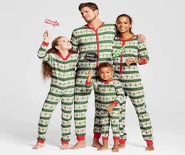 Familie Weihnachten Pyjama neue familienübereinstimmende Kleidung Matching Mutter Tochter Strampel Jumpsuit New Vater Sohn Mon Jahr Familie L8003600