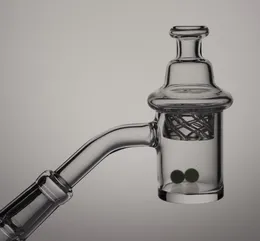 Quartz Banger Nagel 10 mm männliche Frau 45 90 Grad Dia25mm Bong Accessoires mit Carb Cap und Terp Pearls7361132