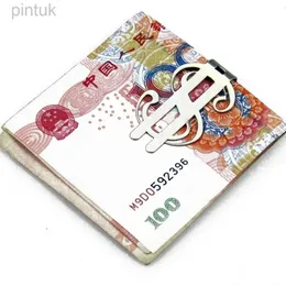 Money Clips US Seller Creative Holder Clip Dollar Design Healling Silver Tone Tone Smooth Sign Credit 240409