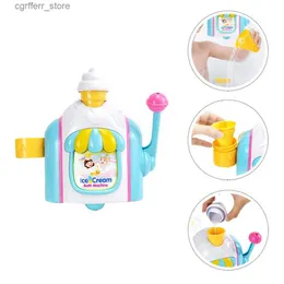 Baby Bath Toys Ice Bubble Machine Blower Toy Bath Kids Placking Child Maker Toys Babies L48