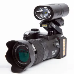 Adaptörler D7200 Dijital Video Kamera 33MP Kameralar Dijital Profesyonel Kamera 24x Optik Zoom Kamera Plus LED Farlar 5MP CMOS