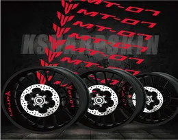 Nova moda criativa modificada para motocicletas adesivos de personalidade Anel interno Anel Reflexivo Apliques decorativos para Yamaha MT02982122