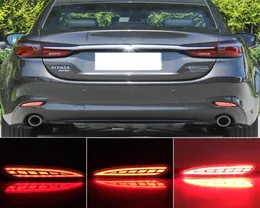 2st Reflektor bakre lampbil LED dimma stötfångare bromsljus dynamisk signal för Mazda 6 Atenza för Mazda 3 Hatchback 2019 20209342580